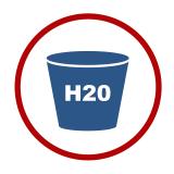 H2O icon.