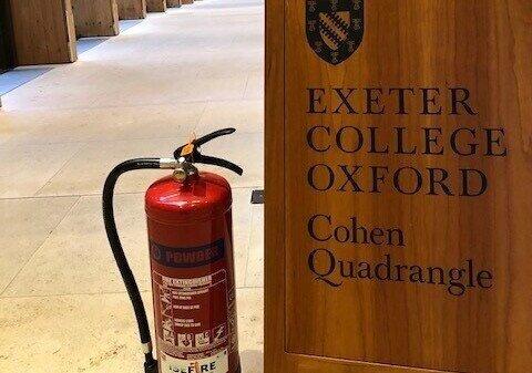 ISE Fire at Exeter College.