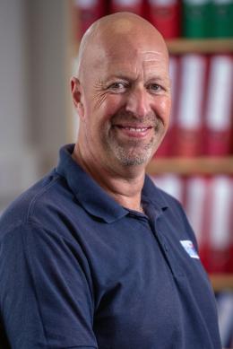 Portrait of Fire safety trainer Harvey Miller.