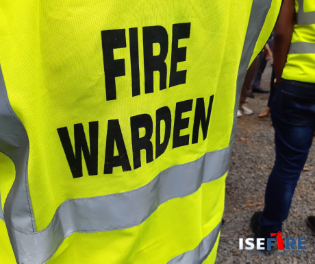 Fire warden vest.